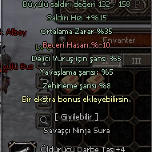 +9 DOLUNAY 35 ORT 4 ÖLDÜRÜCÜ DARBE TAŞLI